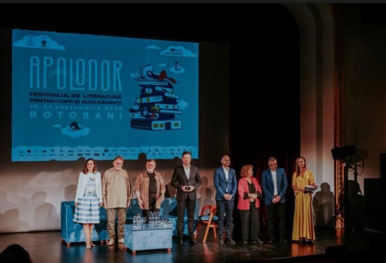 Botoșaniul, capitala literaturii și a ilustrației de carte pentru copii și adolescenți, la Festivalul APOLODOR