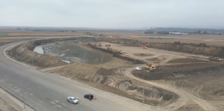 Lucrările la Autostrada Moldovei, tronsonul Bacău–Pașcani, aproape de pragul de 40%