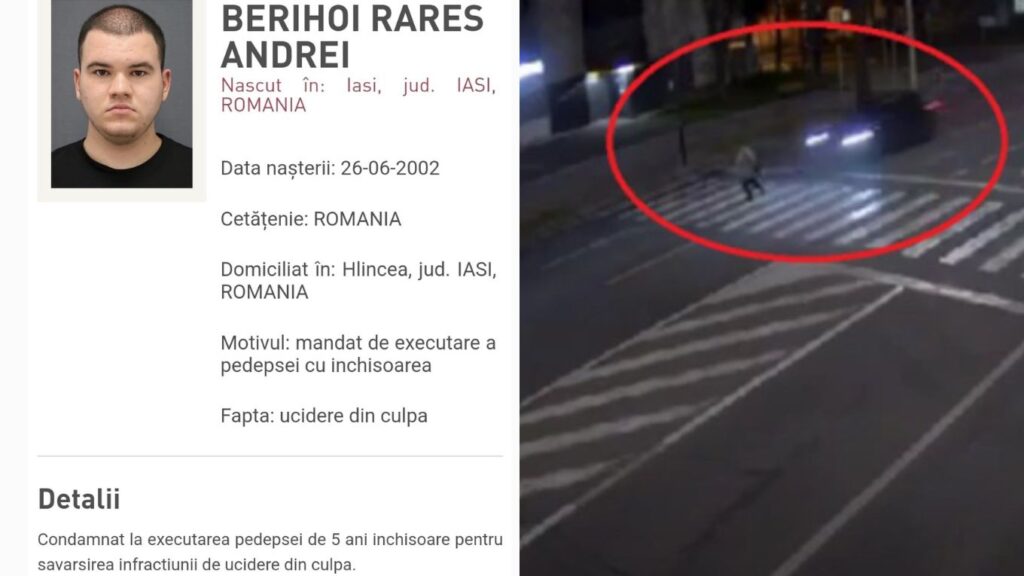  EXCLUSIV | Un complet de la Înalta Curte a deschis calea spre rejudecarea sentinței de 5 ani de pușcărie pentru Rareș Berihoi, șoferul care a rupt în două un pieton pe zebră cu aproape 150 km/h