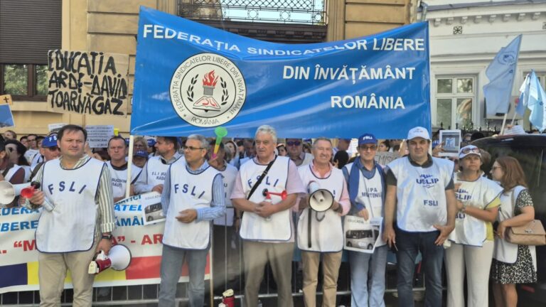 Sindicatele din învățământ anunță boicot la începutul anului școlar 2025-2026. „O sală de clasă goală, o festivitate anulată vor fi un semn puternic că educația este în suferință”