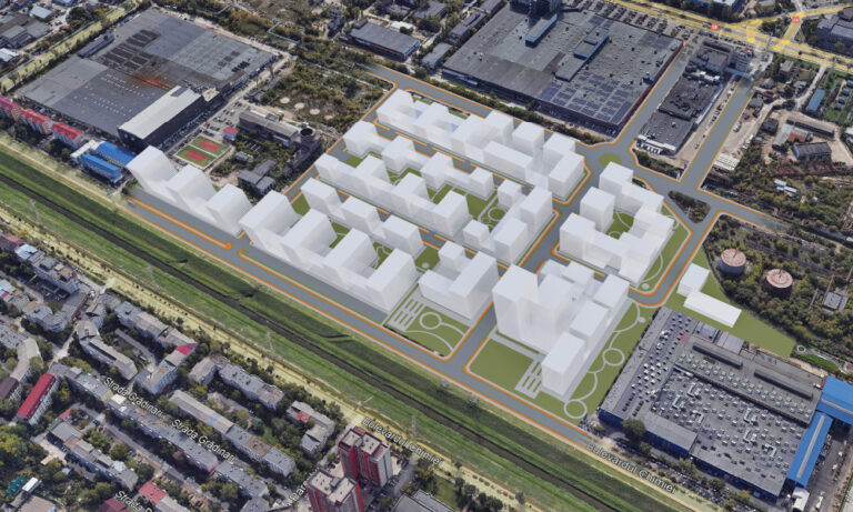 Proiect major pe fosta platformă Terom: zeci de tronsoane de bloc pe 12 ha. Nume foarte cunoscute implicate