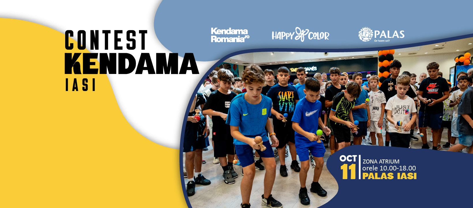 Baby Days are loc în acest weekend la Palas! Primul eveniment regional dedicat copiilor te așteaptă cu articole de puericultură, ateliere pentru copii, dar și cu unul dintre cele mai mari evenimente de Kendama