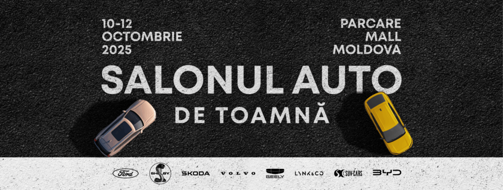  Salonul Auto MAG Automobile aduce peste 60 de modele în parcarea Mall Moldova, între 10-12 octombrie 2025 (P)