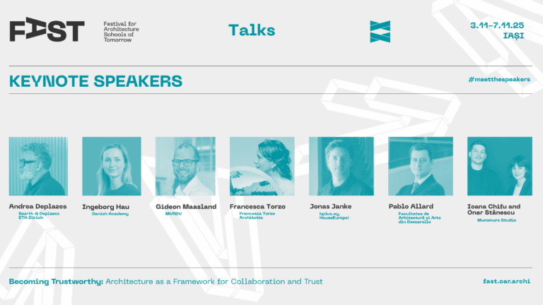 Festival dedicat arhitecturii, educației și spațiului public la Iași între 3 și 7 noiembrie