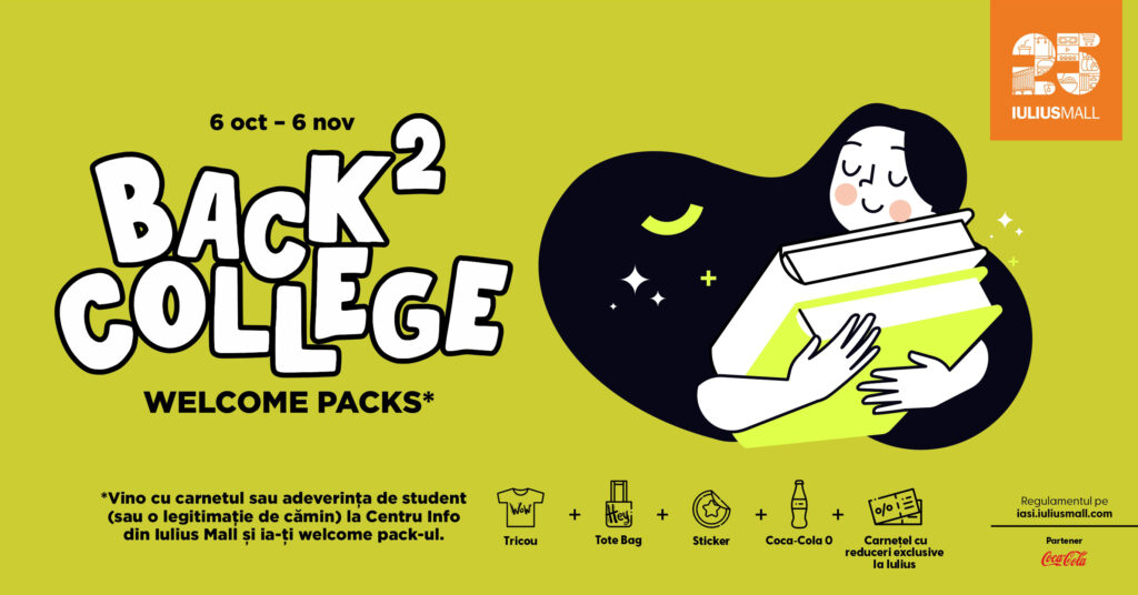  Început de an universitar cu oferte speciale, la Iulius Mall. Obține welcome pack-ul pentru studenți și profită de cele mai bune oferte!