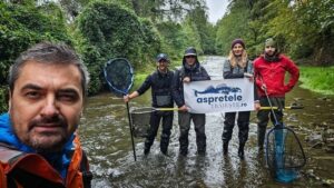 Activist de mediu semnalează poluare masivă pe râul Vâlsan, unde trăieşte aspretele, cel mai rar peşte de apă dulce din Europa