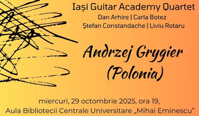 Concert internațional de chitară clasică la B.C.U.