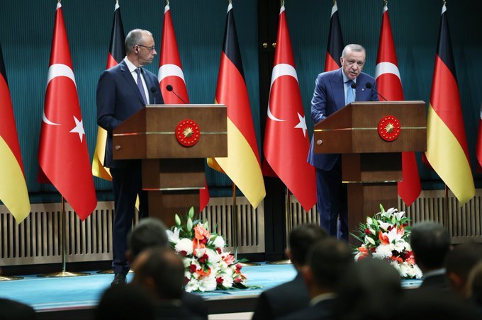 Erdogan către Merz într-o conferinţă de presă comună: Germania nu vede genocidul israelian din Gaza?