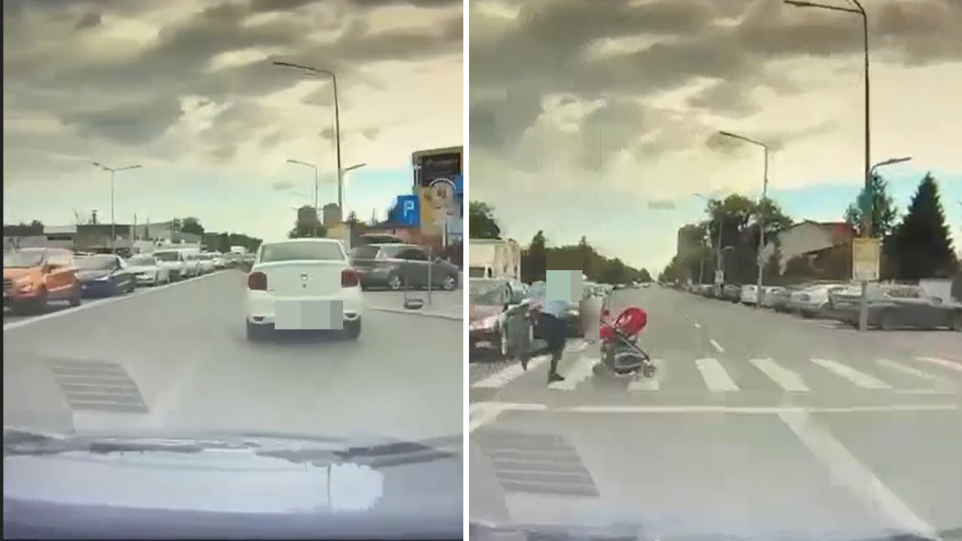 VIDEO | Momentul în care o mamă e lovită mortal pe trecerea de pietoni, surprins de camera de bord