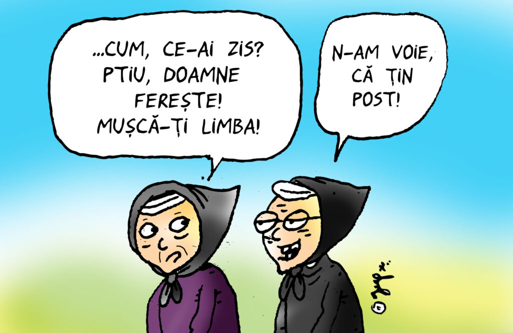  Discuție între două doamne