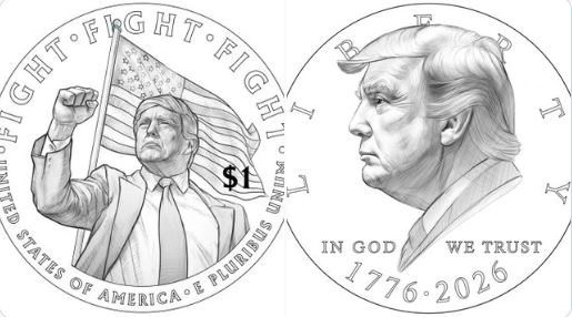 Trezorierul SUA: Nu e fake news, proiectul monedei de 1 dolar cu imaginea lui Trump este „real”