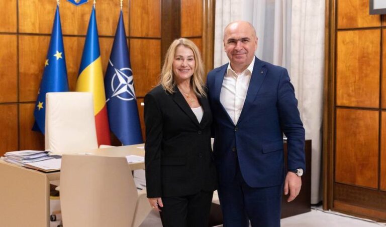Nadia Comăneci şi Mihai Covaliu s-au întâlnit cu premierul Ilie Bolojan şi vicepremierul Tánczos Barna