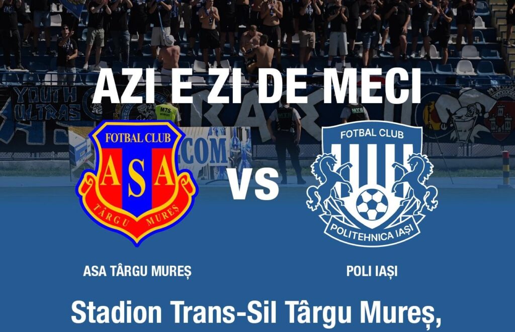  LIVE TEXT: Poli, „cât pe ce” să repete miracolul din Dinamo – Foresta. Dacă dădea 5 goluri (Tg. Mureș – Iași 4-0)