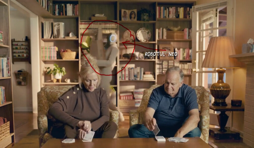  Iată-l pe NEO, primul robot casnic, dotat cu inteligență artificială