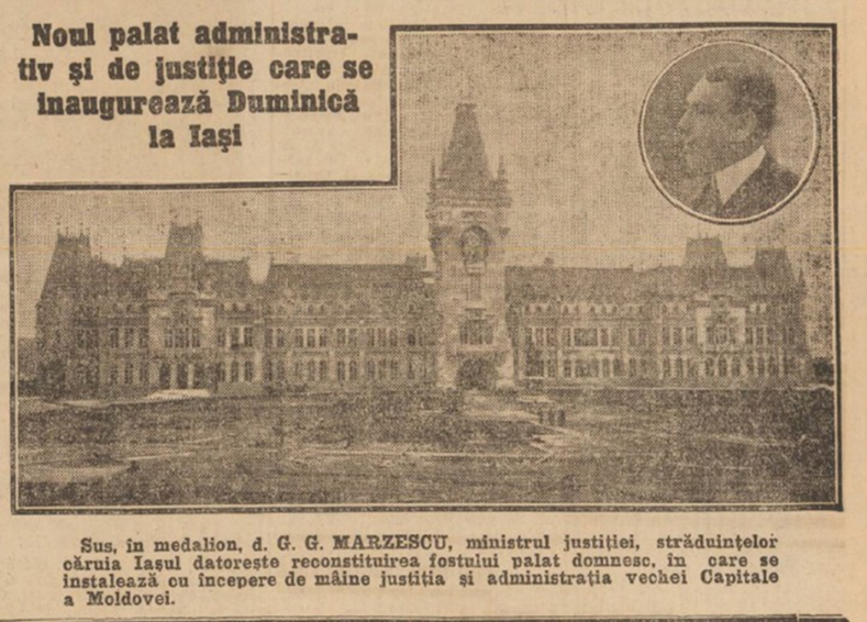  Patru schelete au fost descoperite sub Palatul de Justiție. „La o adâncime de 7 metri, s’au dat de niște ruine, formate din cărămizi și lemnărie”