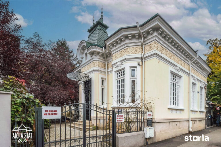 O vilă monument istoric construită în 1913 în centrul capitalei se vinde cu 1.500.000 euro pe platforma Storia (P)