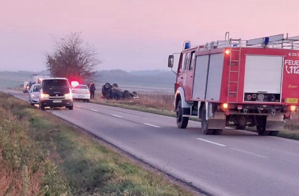  FOTO/VIDEO Accident rutier în județul Iași, tată și fiică, răniți și transportați la spital