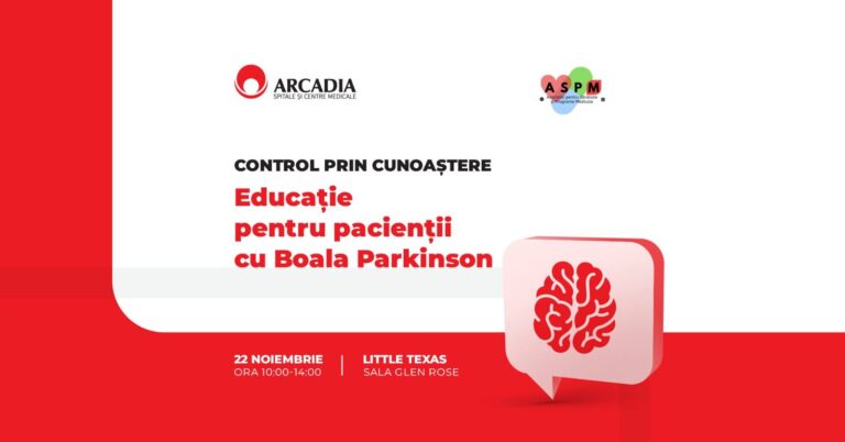 Eveniment dedicat pacienților cu Parkinson organizat astăzi la Iași de Centrul de excelență Boala Parkinson, parte a Rețelei Arcadia