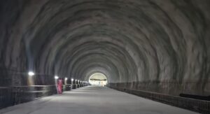 Imagini spectaculoase de pe A1: Umbrărescu a realizat străpungerea 2 la „Tunelurile pentru urși” VIDEO