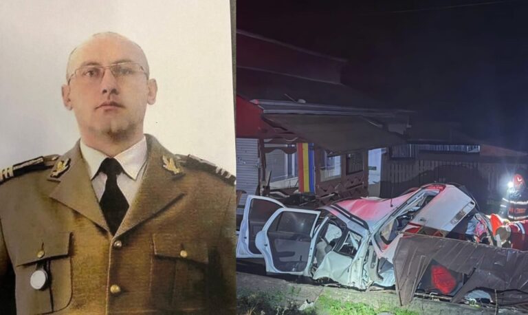 Un cunoscut militar și cadru didactic a murit în accidentul de la Molid. Cum s-a produs impactul