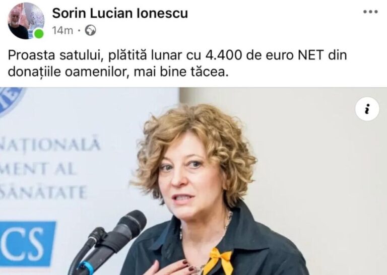 Șeful Comunității Evreiești din Constanța, despre vicepremierul Oana Gheorghiu: „Proasta satului, mai bine tăcea”