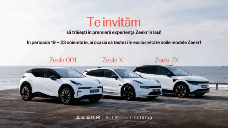 ATI Motors Holding aduce în premieră ZEEKR la Iași (P)