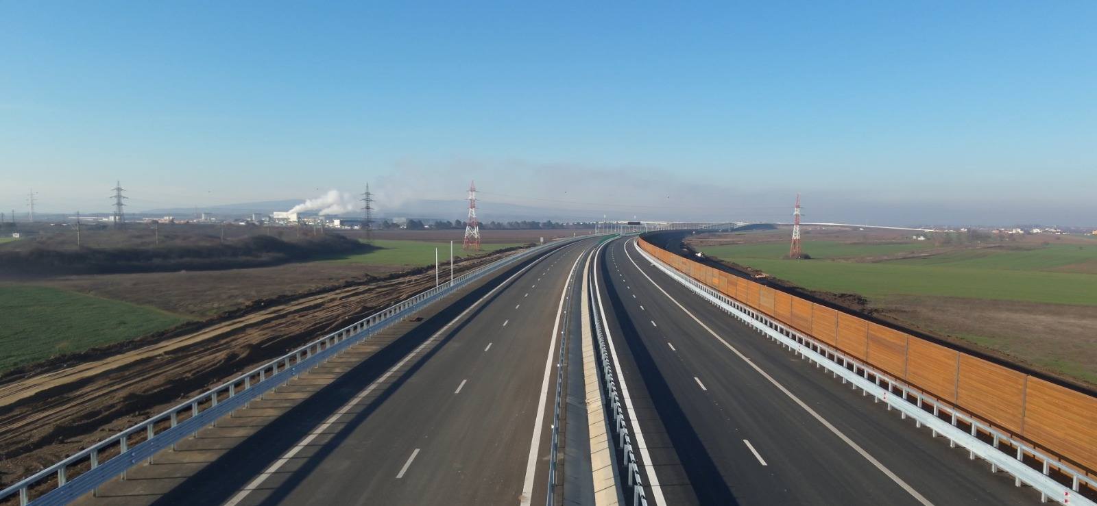 Nou tronson al autostrăzii A7, între Focşani şi Adjud, deschis circulaţiei VIDEO