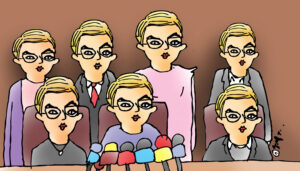 Celebra conferință de presă