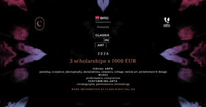 Bursele Classix in Art 2026, Apelul de proiecte pentru susținerea tinerilor artiști a fost lansat oficial