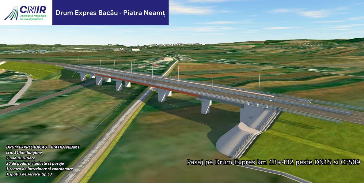  Contract de peste 5 miliarde de lei pentru Drumul Expres Bacău – Piatra Neamț. Când va fi gata drumul ce urmează să lege Piatra Neamț de A7