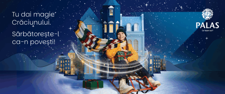 „Tu dai magie Crăciunului” la Palas: cumpără cadourile perfecte pentru cei dragi și câștigă premii uimitoare