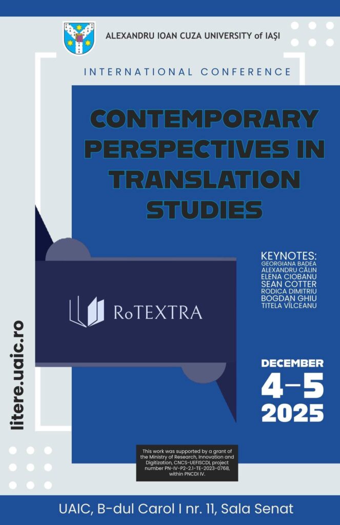  Conferință internațională la UAIC Iași. Specialiști din țară și străinătate dezbat traducerea