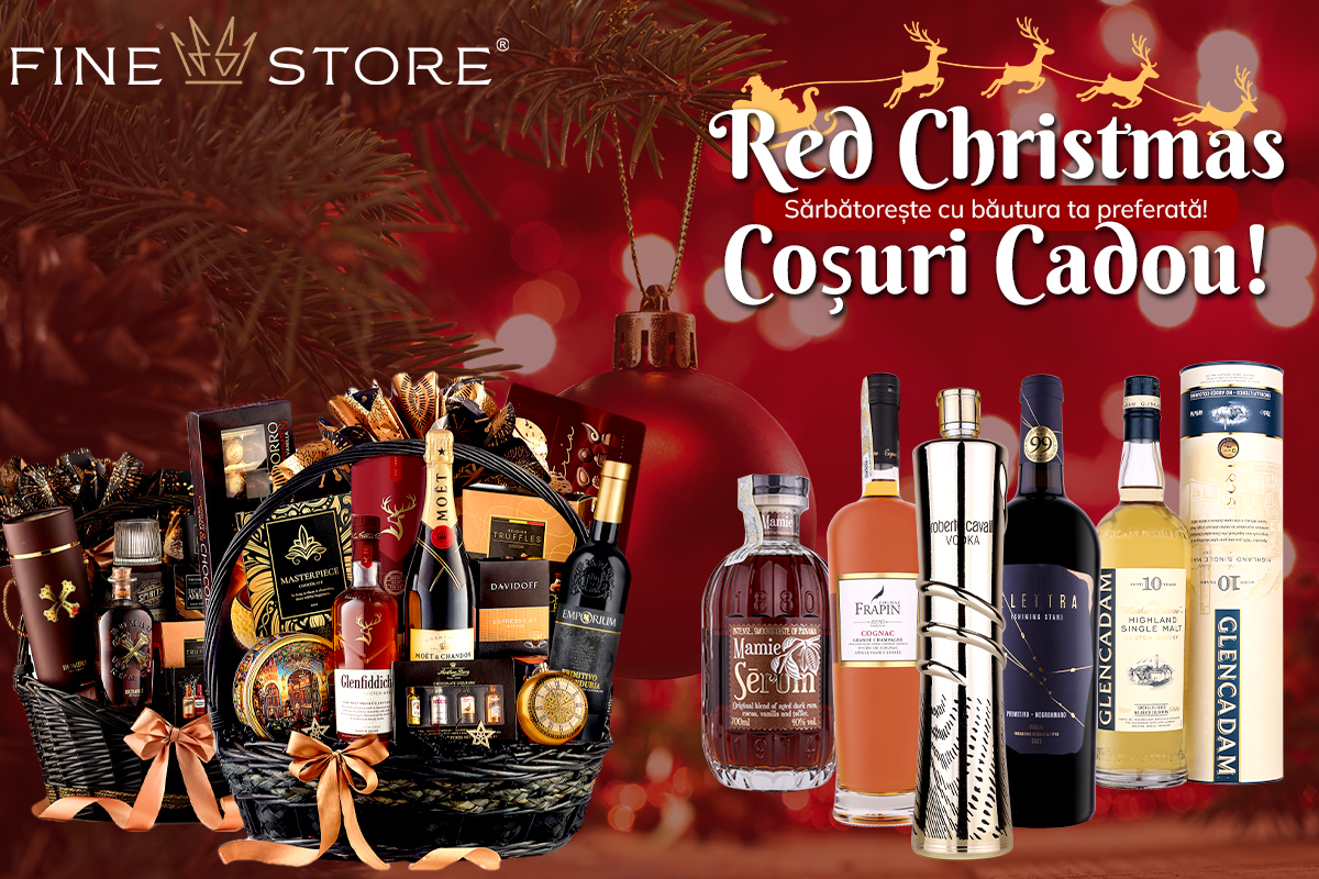 Dăruiește cu gust și rafinament de sărbători! Transmite mesaje din suflet celor dragi, cu ajutorul coșurilor cadou de la FineStore! (P)