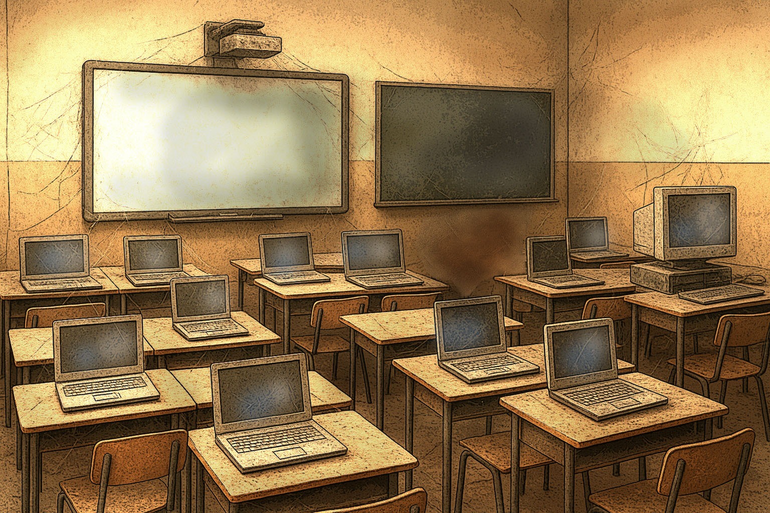 DIGITALIZARE FĂRĂ FINALIZARE | De ce digitalizarea educației nu începe cu tabla inteligentă. Ce lipsește din școala românească. „O digitalizare reală nu înseamnă doar echipamente”