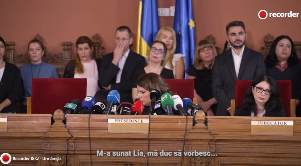  VIDEO – Moment penibil la Curtea de Apel – Când șefele instanței își clamau „independența”, le-a sunat Lia, șefa cea mare