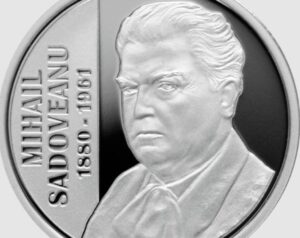 BNR vinde o monedă din argint cu Mihail Sadoveanu, la un preţ de 640 lei
