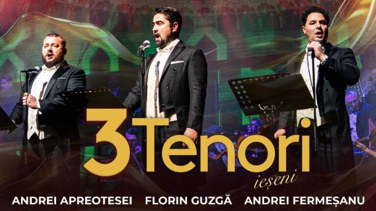 Trei concerte susținute de Trei tenori ieșeni până la finalul anului. La cel de Anul Nou biletele ajung la 250 lei