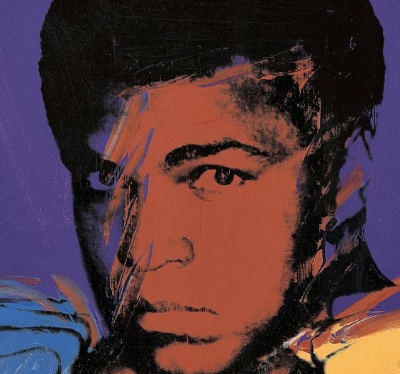Un portret al legendarului boxer Muhammad Ali, pictat de Andy Warhol, a fost vândut pentru 18 milioane de dolari