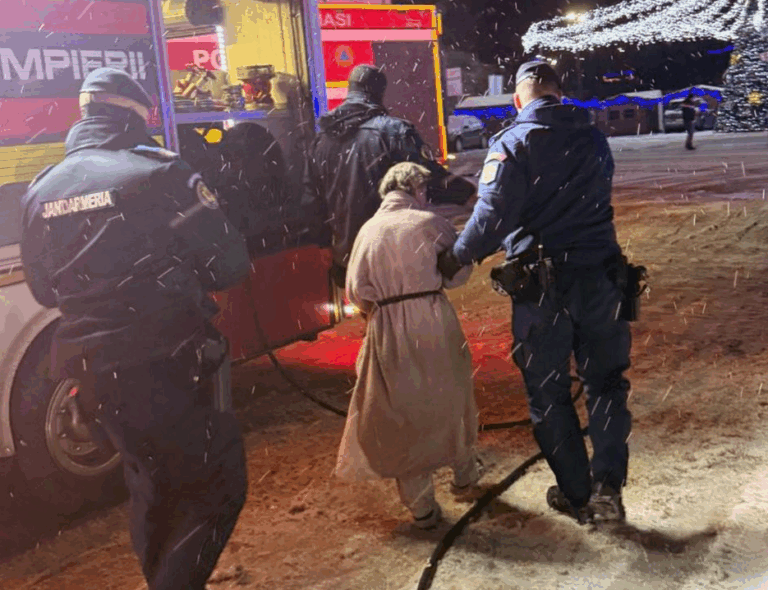 Intervenție a jandarmilor după un incendiu produs într-un apartament din Valea Lupului