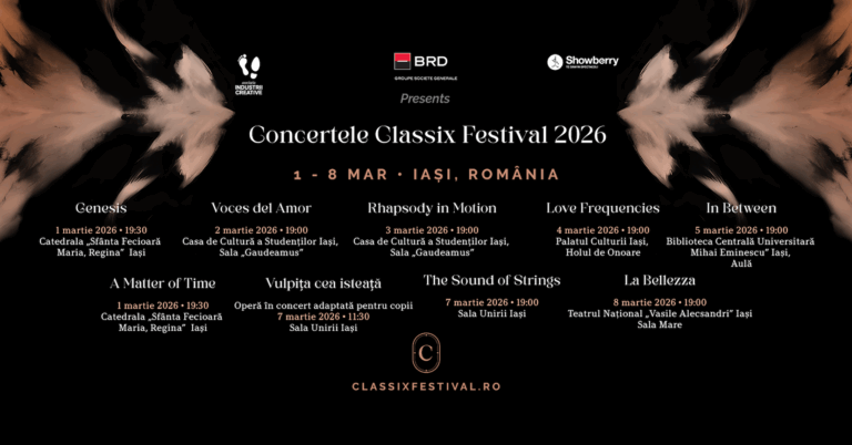 Classix Festival 2026 – Art & Mind - Programul complet al concertelor