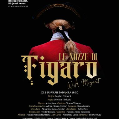 Trei spectacole în patru zile la Opera Iași. „Nunta lui Figaro” și „Sunetul muzicii” sunt titlurile propuse