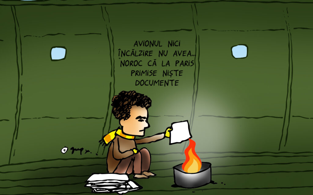  Cât de spartan era avionul lui Nicușor