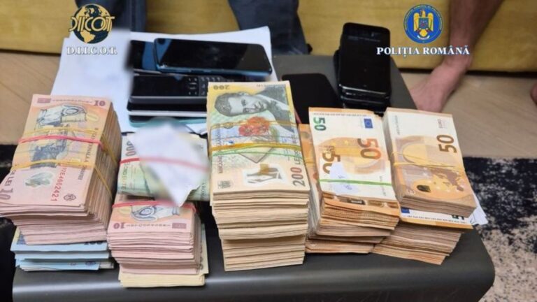 Platformă online pentru crime la comandă, destructurată de DIICOT. Sume uriașe de bani descoperite la percheziții