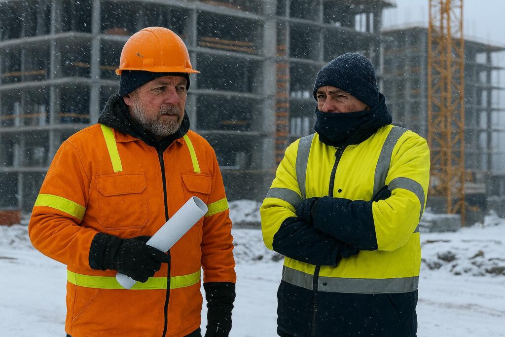  ITM Iași avertizează angajatorii: măsurile de protecție la ger sunt obligatorii pentru cei ce lucrează afară. Care sunt acestea