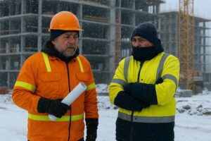 ITM Iași avertizează angajatorii: măsurile de protecție la ger sunt obligatorii pentru cei ce lucrează afară. Care sunt acestea