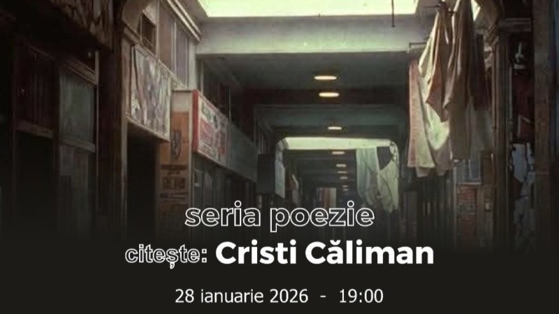  Poezie live, pe Facebook: Cristi Căliman, invitat la a treia ședință a Atelierului „Junimea XXI”