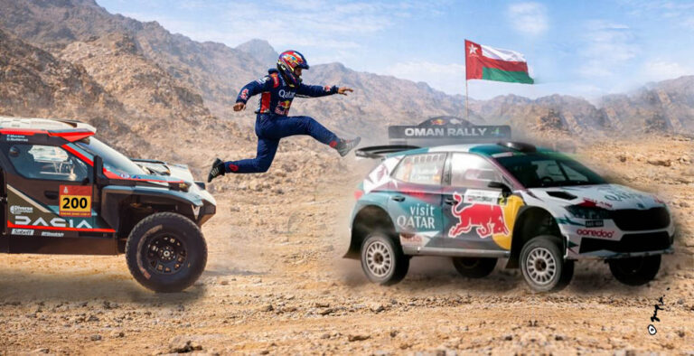 După ce a câștigat Raliul Dakar, Nasser Al-Attiyah a sărit din Dacie într-o Skoda și-a câștigat și Raliul Omanului