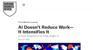 Cei care folosesc Inteligența Artificială nu muncesc mai puțin. Dimpotrivă.