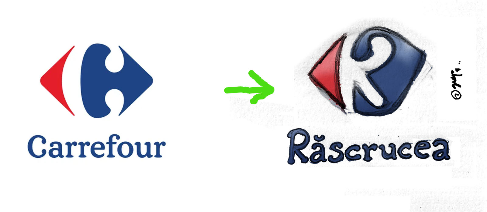  Carrefour se transformă în Răscrucea