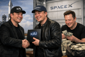 Elon Musk de la xAI îi vinde firma lui Elon Musk de la SpaceX și în final Elon Musk e și mai bogat!
